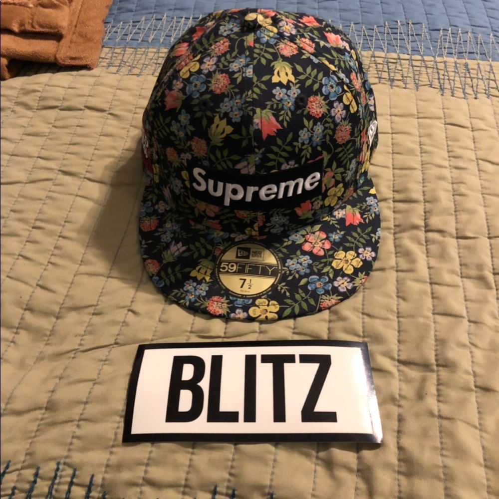 Supreme Floral New Era Hat